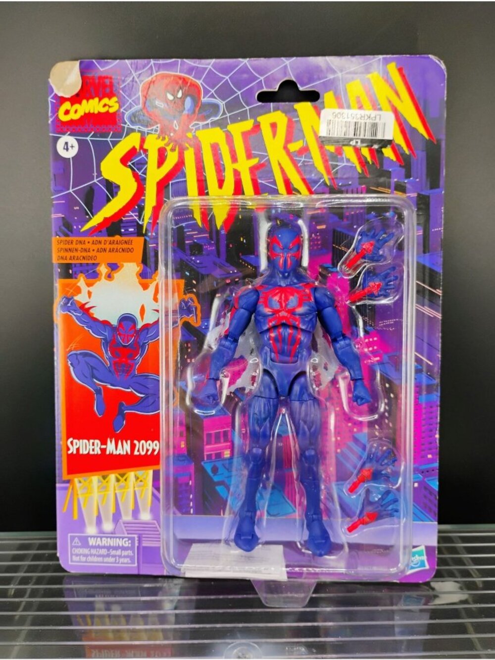 Spider-Man 2099 Marvel Legends Figure Hasbro Blue/Red Retro Carded